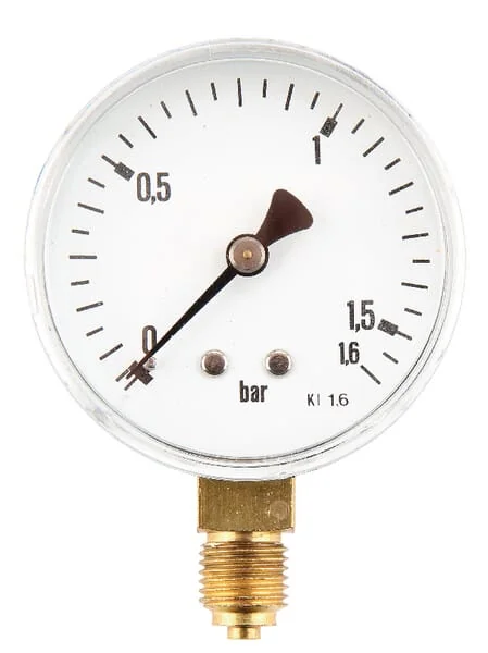 ET - MA63016L04ST - Pressure Gauge Diameter 63 0-1.6bar 1/4" Bottom