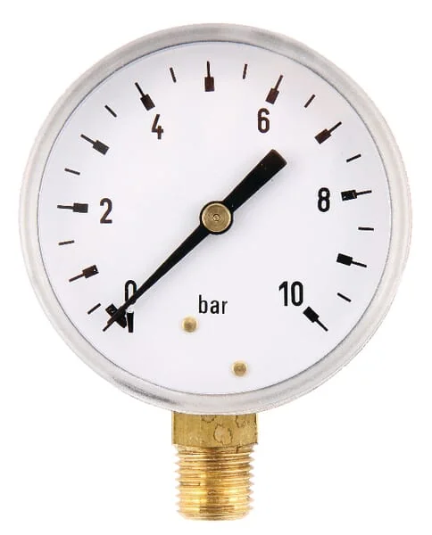 ET - MA6310L04SS - Pressure Gauge Diameter 63 0-10bar 1/4" Bottom