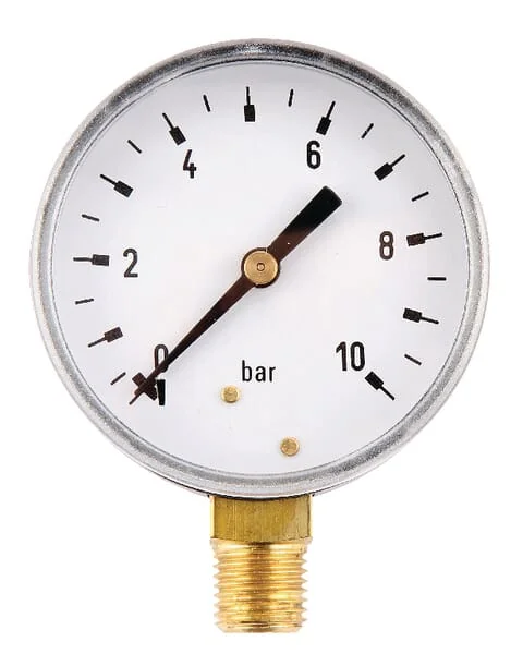 ET - MA6310L04ST - Pressure Gauge Diameter 63 0-10bar 1/4" Bottom