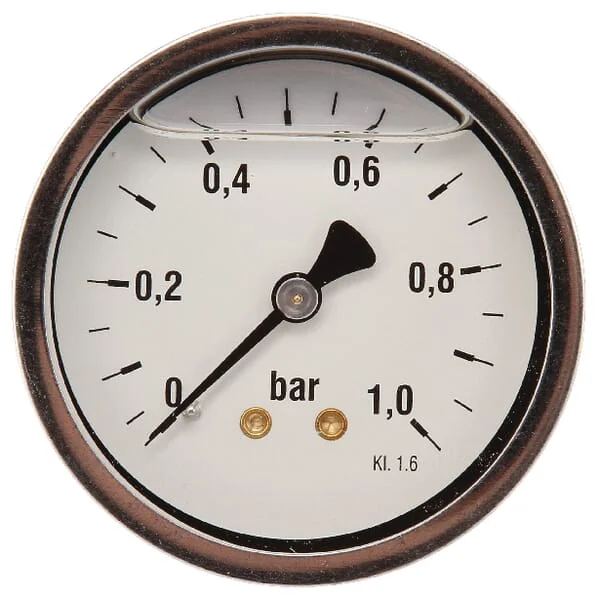 ET - MA631B04SSGF - Pressure Gauge Diameter 63 0-1bar 1/4" Rear
