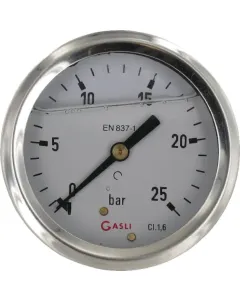 ET - MA6325B04SSGF - Pressure Gauge 7214 Diameter 63 mm 0-25 Bar