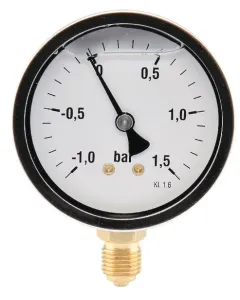 ET - MAV630115L04SSGF - Pressure Gauge Diameter 63 -1-+1.5bar 1/4" Bottom