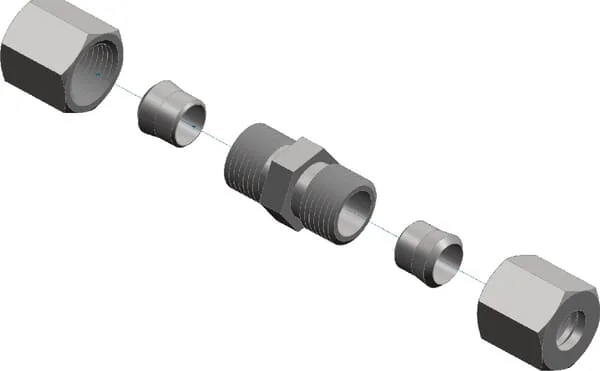 Evers - 993018 - Connector Nipple 2x6mm