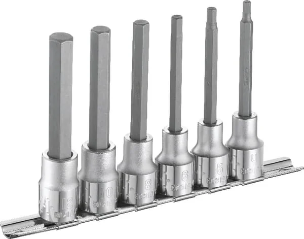 Expert - E032941 - Expert Socket Set, Long, 1/2"
