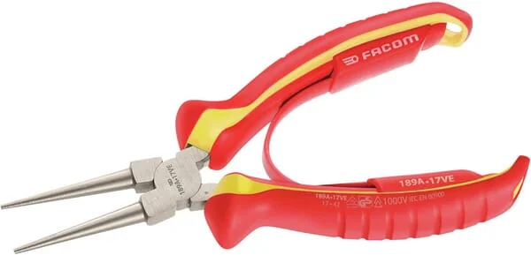 Facom - 189A17VE - Round Nosed Pliers 170mm