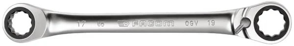 Facom - 6516X18 - Double Ended Ratchet Spanner 16x18mm, Facom