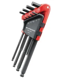Facom - 83SHJP9BPB - Allen Key Set, Ball Head, 9 Pieces