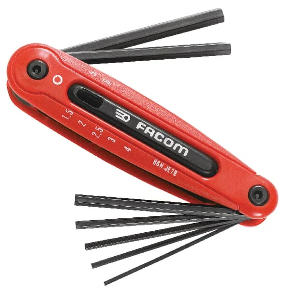Facom - 86HJE7B - Folding Set 7 Hex Keys 1.5-6mm
