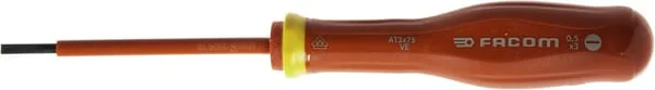 Facom - AT3X75VE - Screwdriver VDE 3x75mm