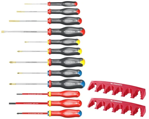 Facom - ATJ12R1PB - Screwdriver Set 12 Pcs.