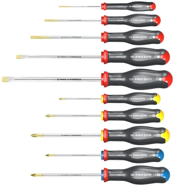Facom - ATWJ10PB - Screwdriver Set 10 Pcs.