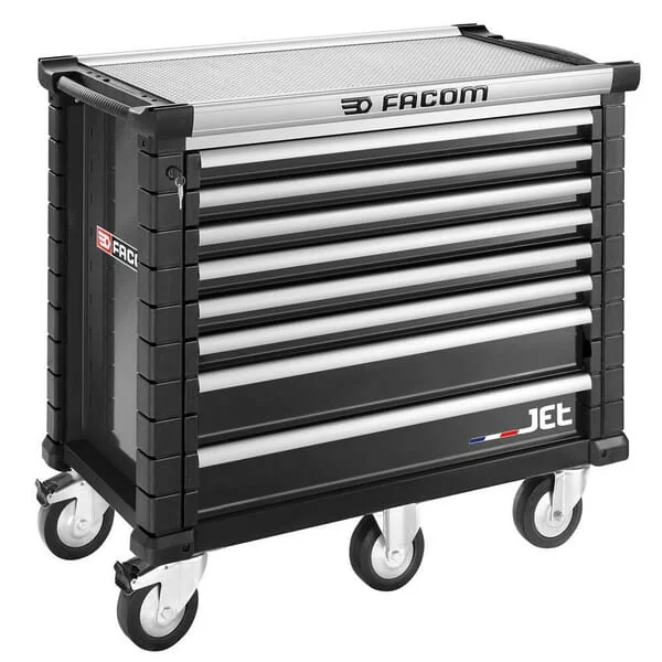 Facom - JET8NM5A - Tool Trolley Jet+5 8 Drawers Black