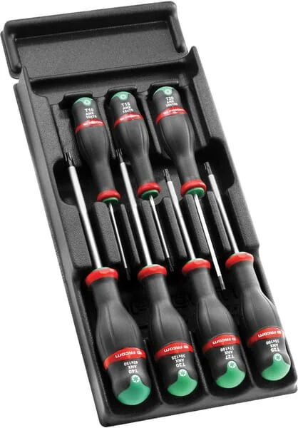 Facom - MODATX - Module Screwdrivers Torx 7 Pcs.