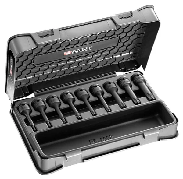 Facom - NSXLJ9APB - Impact Socket Set Torx, 9 Pieces