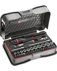 Facom - R1616M6PB - Socket Set 1/4" 37 Pieces