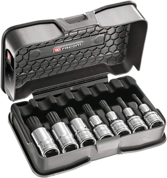 Facom - SVJ7APB - Impact Socket Set XZN 7 Pieces