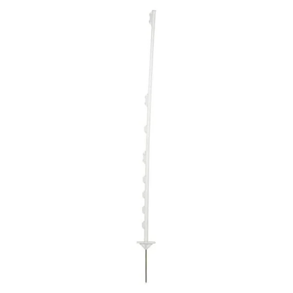Farma - 1666204FA - Electric Fence Post, Polypropylene, Standard 130 cm, White DS (10x)