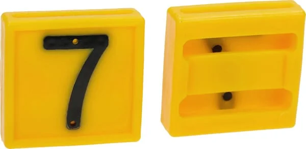 Farma - 306007FA - Marking Number, No. 7 Yellow