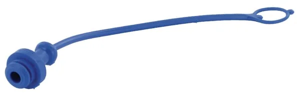 Faster - TM14B - Dust Plug For Dust Protection NV-F 1/4" PVC Blue