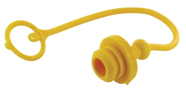 Faster - TMA34Y - Dust Cap PVC Yellow For 3/4" ANV Female Thread
