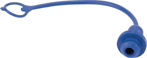 Faster - TMA38B - Dust Cap PVC Blue For 3/8" ANV Female Thread
