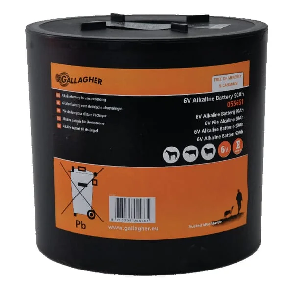 Gallagher - 055661GAL - Round Battery 6V
