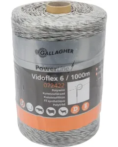 Gallagher - 072422GAL - Gallagher Vidoflex 6 Powerline (White, 1000m)