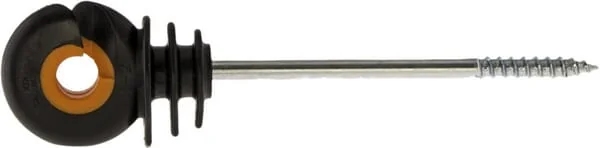 Gallagher - 075904GAL - Offset Insulator Black Screw Length 100mm 20 Pieces Gallagher