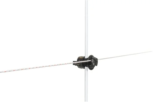 Gallagher - 656083GAL - Screw-On Rod Insulator Black For Post 4/10mm (250x)