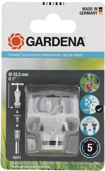 Gardena - GA1822220 - Tap Piece 33.3mm 1" Female Thread