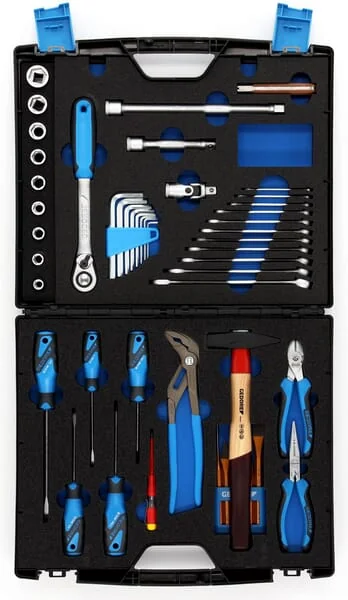 Gedore - 1000 - Gedore Tool Case Filled 49-Piece, Tool Set - 4010886660072