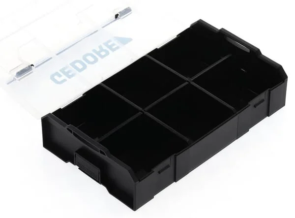 Gedore - 1102LGED - Tool Rack 260x155x63mm, Black Plastic, I-Boxx® Mini by Gedore