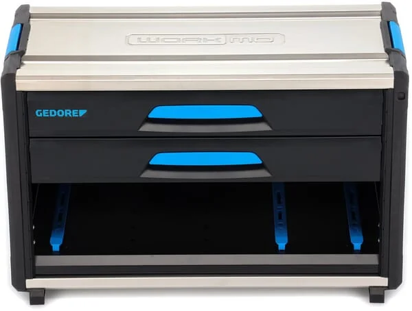Gedore - 1110WM321GED - Toolbox 789x396x506mm, Black/Blue Plastic:Metal, Workmo b321 by Gedore