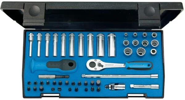 Gedore - DP20LMU10 - Gedore Socket Wrench Set 1/4" 49-pc, Socket Set