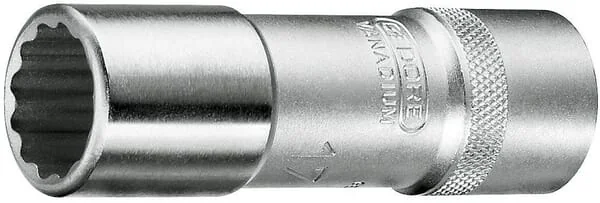 Gedore - DPD19L22 - Socket Bihex 22mm Long 1/2"