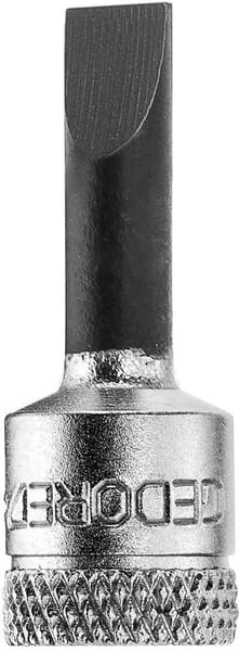 Gedore - DPIS20408 - Gedore Slotted Socket 1/4"-4x0.8, Insert Bit