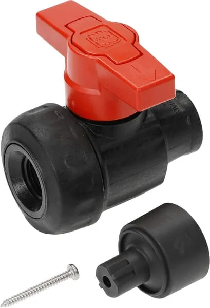 GEOline - 8217151 - 1/2" 2-Way Ball Valve Panel Mounting