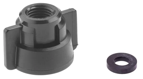 GEOline - 8253047P025 - Nozzle Cap, Bayonet, 1/4 NPT, Black, With Gasket, GEOline