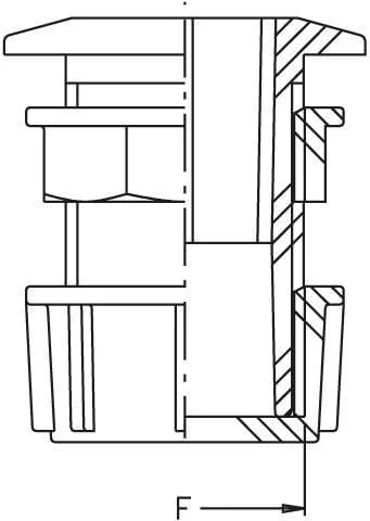 GEOline - 8359201 - Tank Outlet 3/4" Complete
