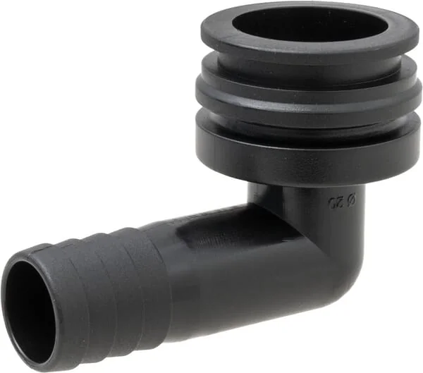 GEOline - 8420403 - Fork Coupling, Male 90° Af4, 20mm Hose Tail