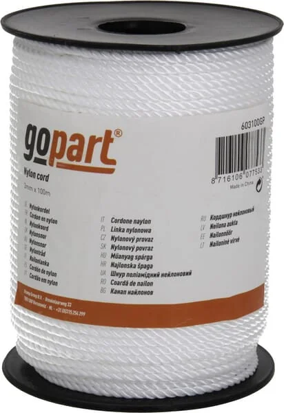 Gopart - 603100GP - Nylon Cord 3mm x 100m