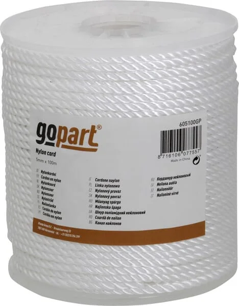 Gopart - 605100GP - Gopart Nylon Cord Polyamide 5mm x 100m