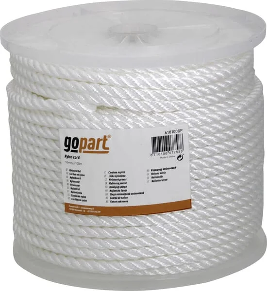 Gopart - 610100GP - Gopart Nylon Cord Polyamide 10mm x 100m