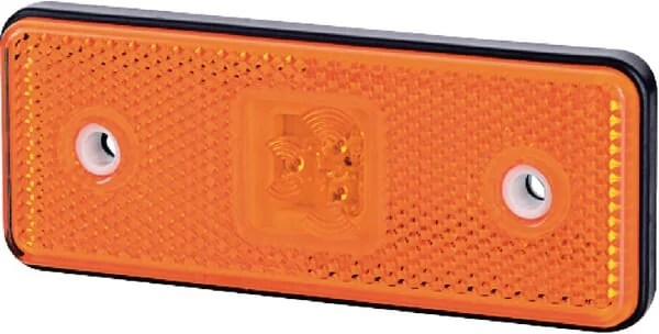 Gopart - LA35053 - Marker Light LED, 0,4/0,7W, Rectangular, 12/24V, Orange, 112x45x11mm, 3 LED