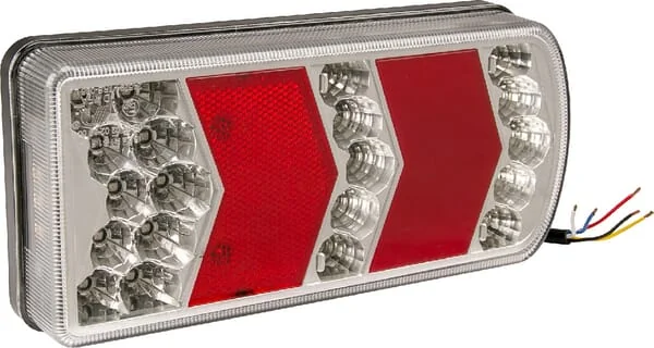 Gopart - LA45018L - Rear Light LH LED, Rectangular, 12-24V, 228x106x40mm