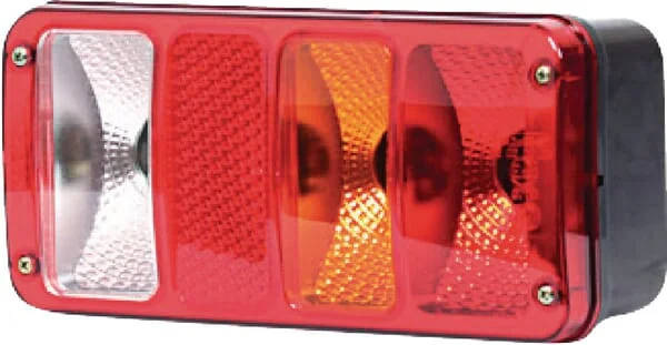 Gopart - LA45040 - Multifunction Rear Light Rectangular, 12/24V, 229.5x110x79mm, 5-Pin