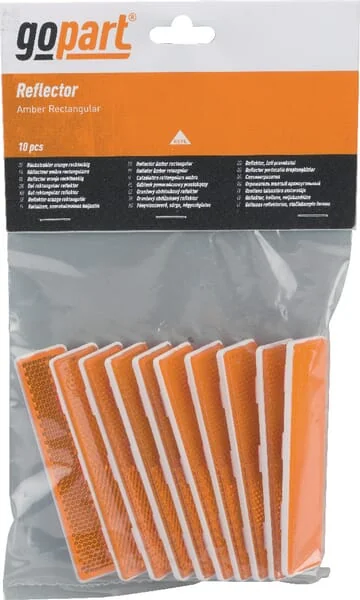 Gopart - LA75014 - Reflector, Amber, Rectangular
