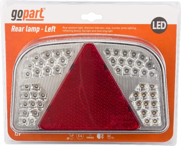 Gopart - LA91260L - Multifunktions LED Leuchte Links Rechteckig 12V