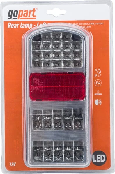 Gopart - LA91261L - Multifunktions LED Leuchte Links Rechteckig 12V