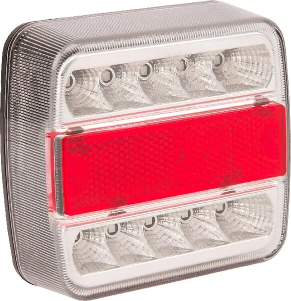 Gopart - LA99200GP - Rear LED Light, 1W, Square, 12V, 106x100x98mm, 5-Pin, 18 LED, Gopart